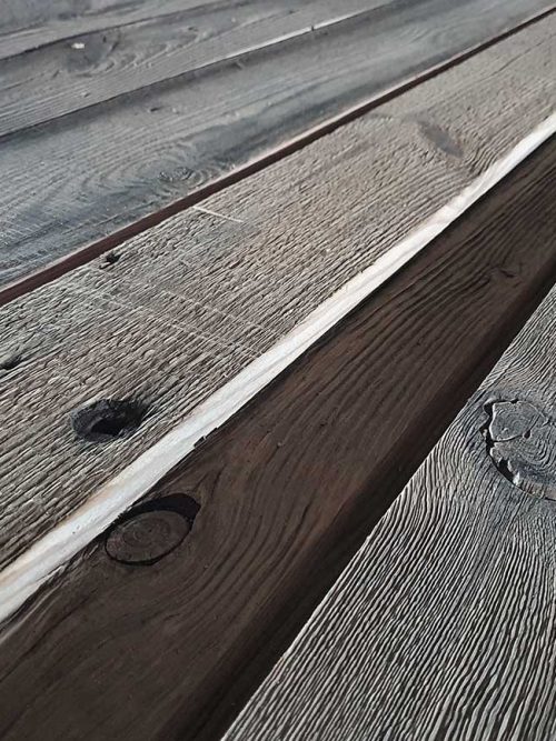 Altholz Wandverkleidung Klassisch Grau