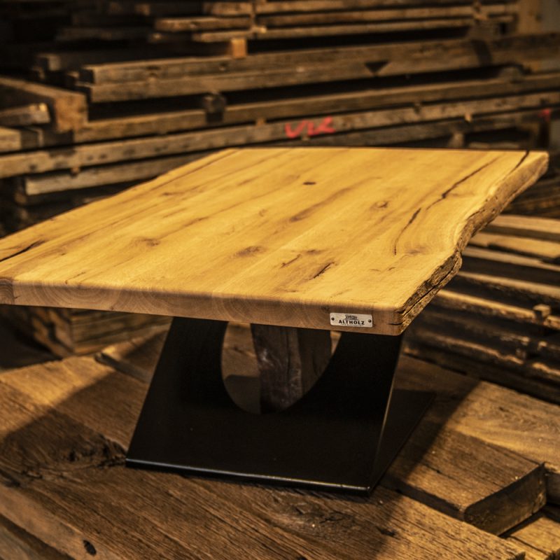 Altholz Couchtisch Eiche – Bild 8