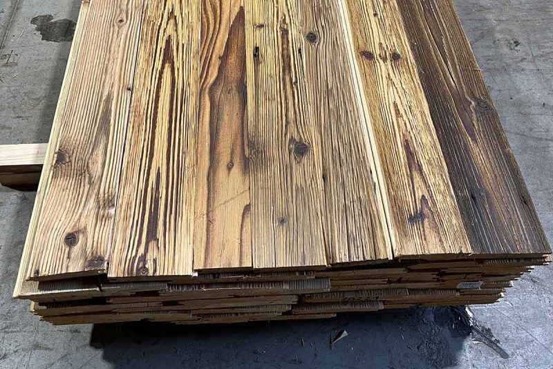 Altholz Wandverkleidung Sonnenverbrannt – Bild 2